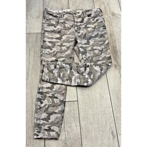 Pilcro & The Letterpress Women's Velvet Camo‎ High Rise Skinny Jeans Size 31